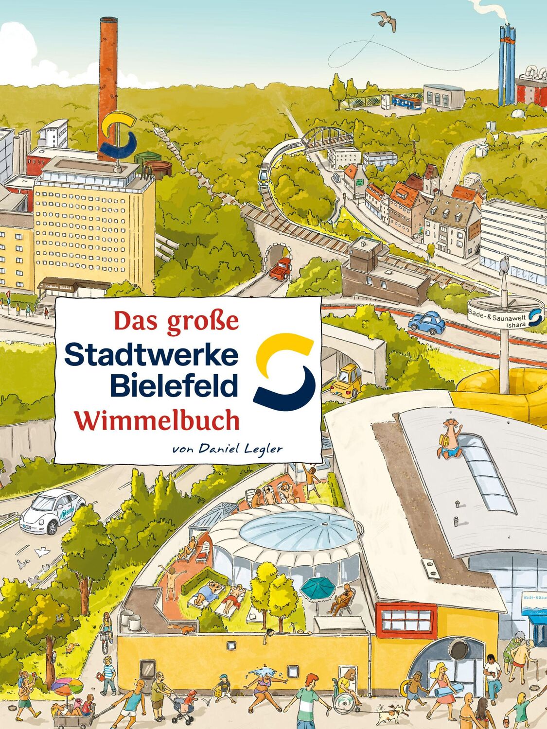 Cover: 9783910490055 | Das große STADTWERKE BIELEFELD Wimmelbuch | Stadtwerke Bielefeld