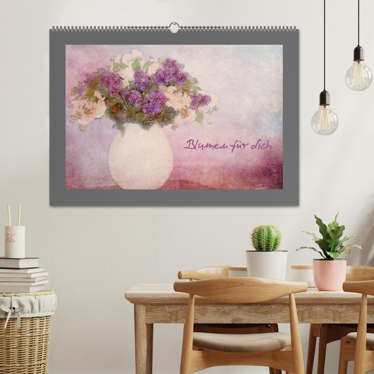 Bild: 9783435835102 | Blumen für dich (Wandkalender 2025 DIN A2 quer), CALVENDO...