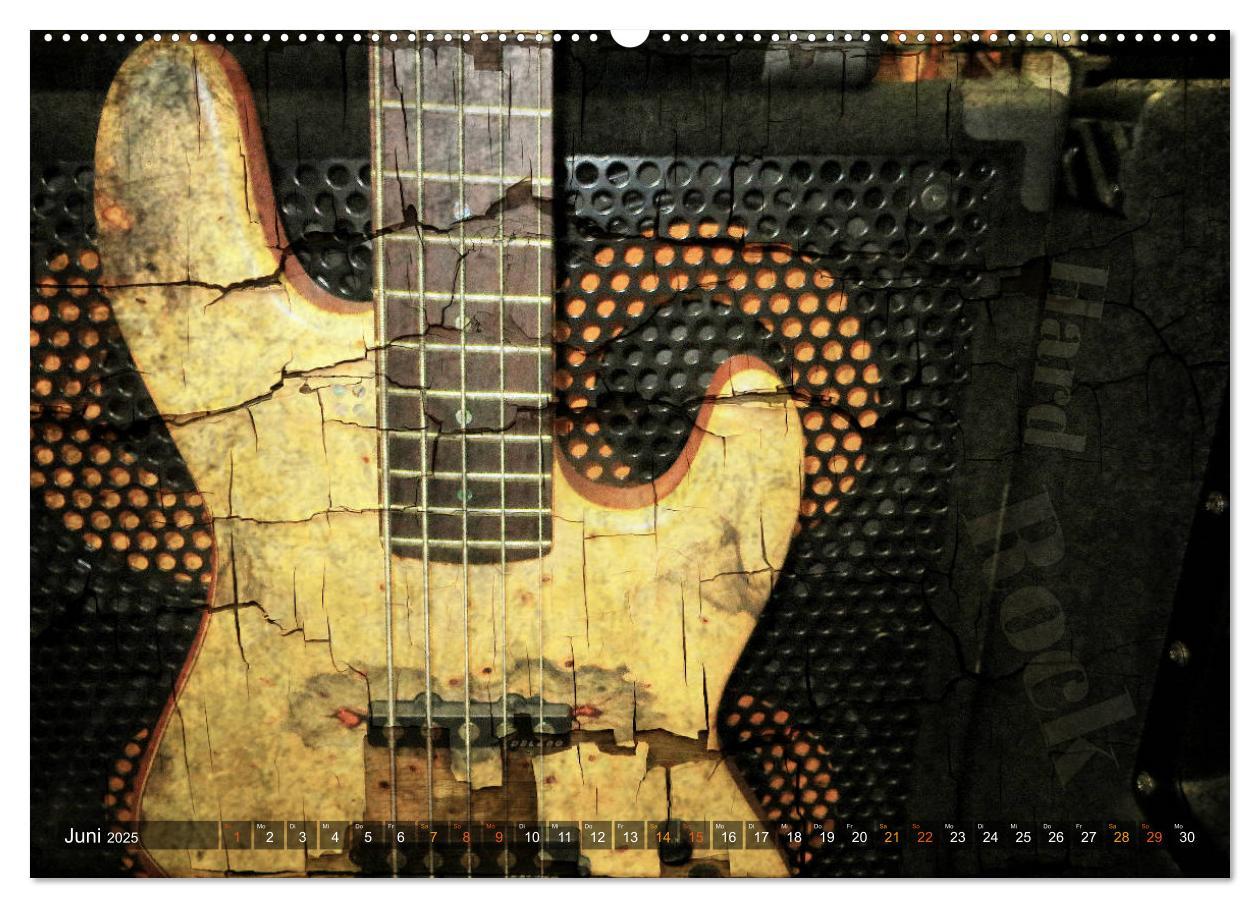 Bild: 9783435443468 | Gitarren - Grunge Style (Wandkalender 2025 DIN A2 quer), CALVENDO...