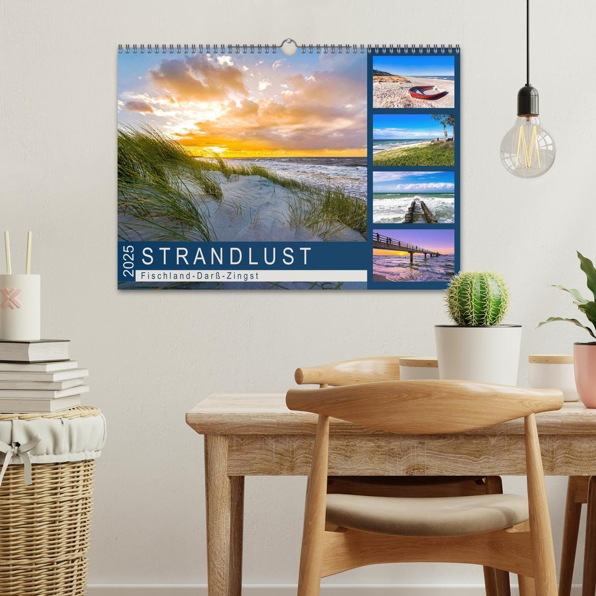 Bild: 9783435340224 | STRANDLUST: Fischland-Darß-Zingst (Wandkalender 2025 DIN A3 quer),...