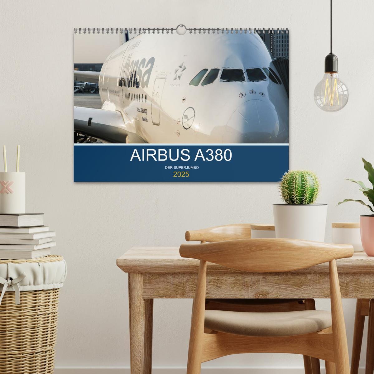 Bild: 9783435021956 | Airbus A380 Superjumbo 2025 (Wandkalender 2025 DIN A3 quer),...