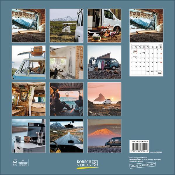 Bild: 9783731880219 | Vanlife 2025 | Verlag Korsch | Kalender | 13 S. | Deutsch | 2025