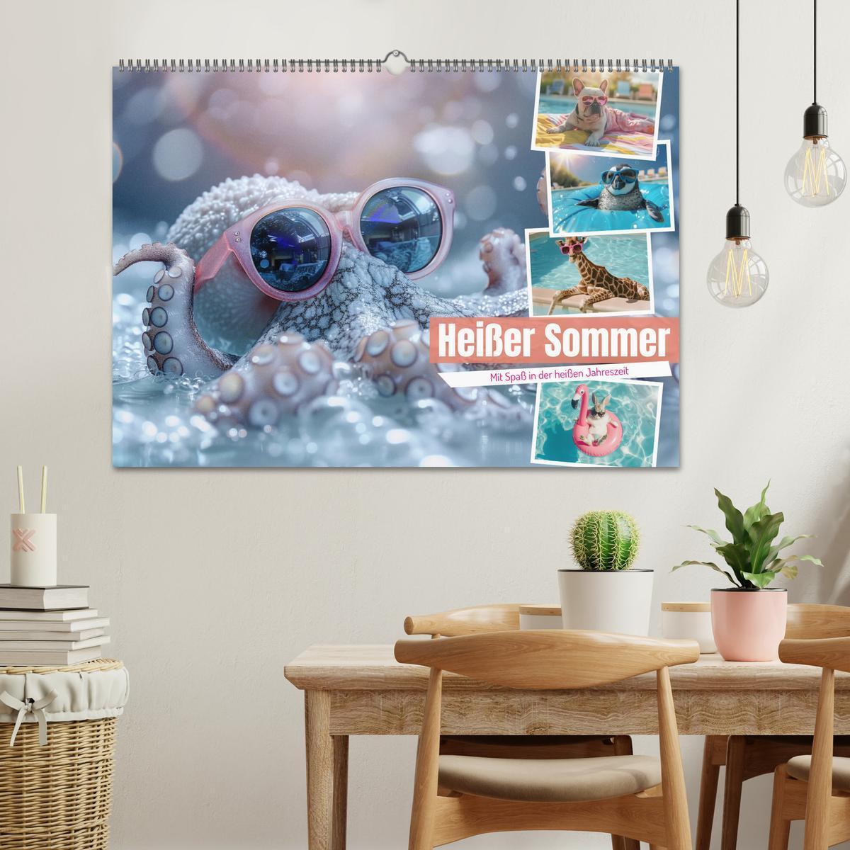 Bild: 9783457210659 | Heißer Sommer (Wandkalender 2025 DIN A2 quer), CALVENDO Monatskalender