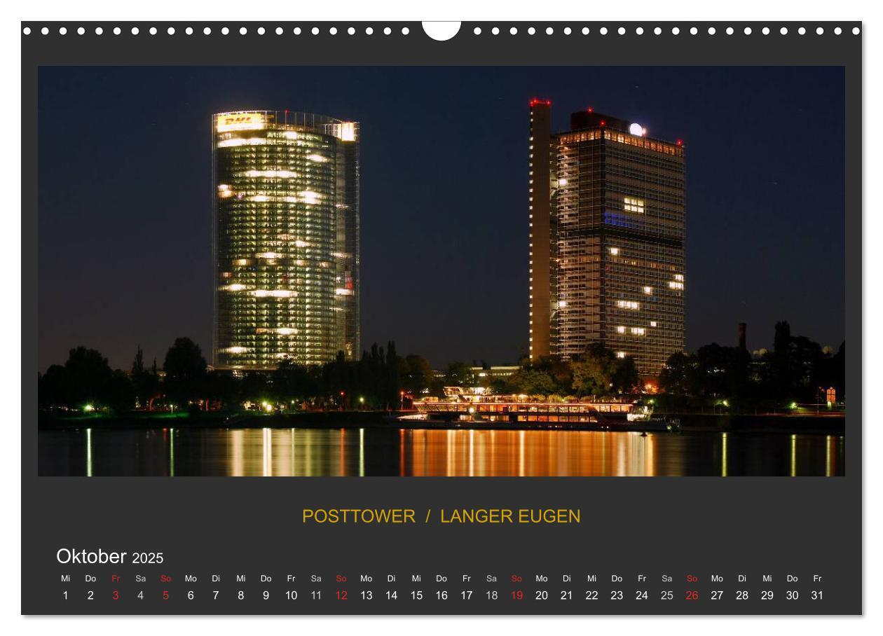 Bild: 9783435829682 | BONNER NACHTFARBEN (Wandkalender 2025 DIN A3 quer), CALVENDO...