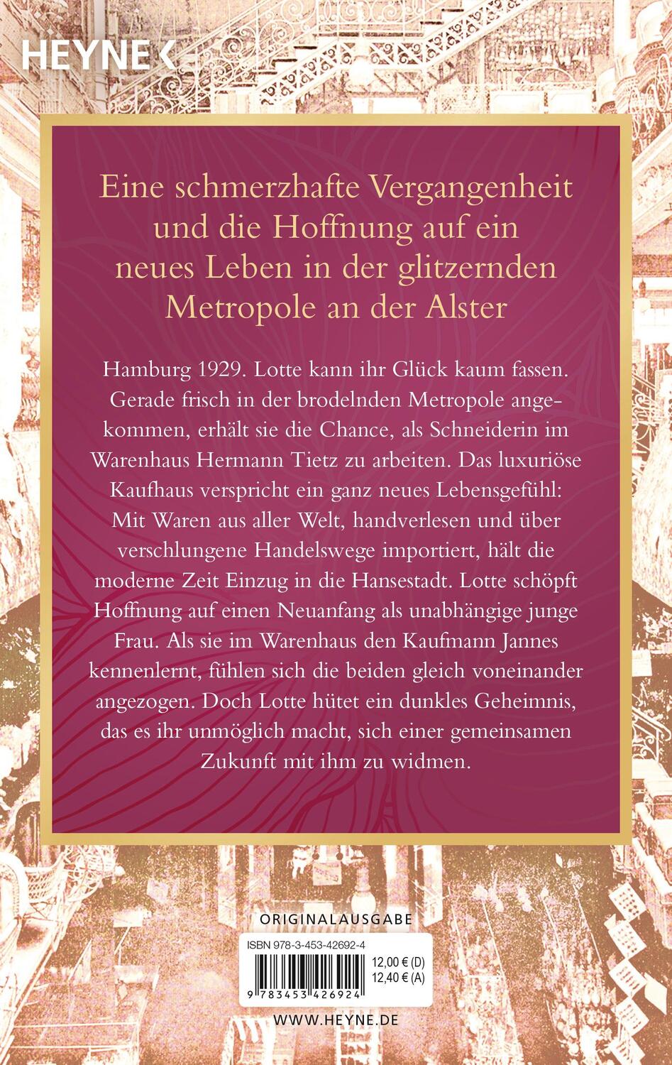 Bild: 9783453426924 | Alsterglanz. Lottes Hoffnung | Roman | Susanne Rubin | Taschenbuch