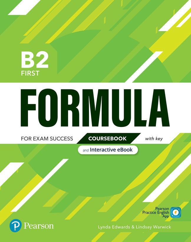 Cover: 9781292391410 | Formula B2 First Coursebook with key &amp; eBook | Pearson Education