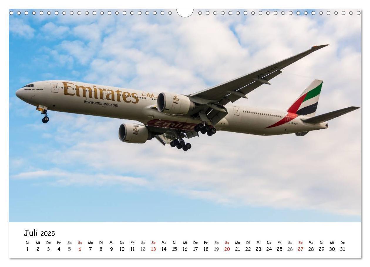 Bild: 9783435778409 | Airliners in Frankfurt (Wandkalender 2025 DIN A3 quer), CALVENDO...