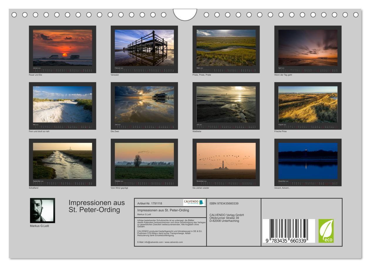 Bild: 9783435660339 | Impressionen aus St. Peter-Ording (Wandkalender 2025 DIN A4 quer),...