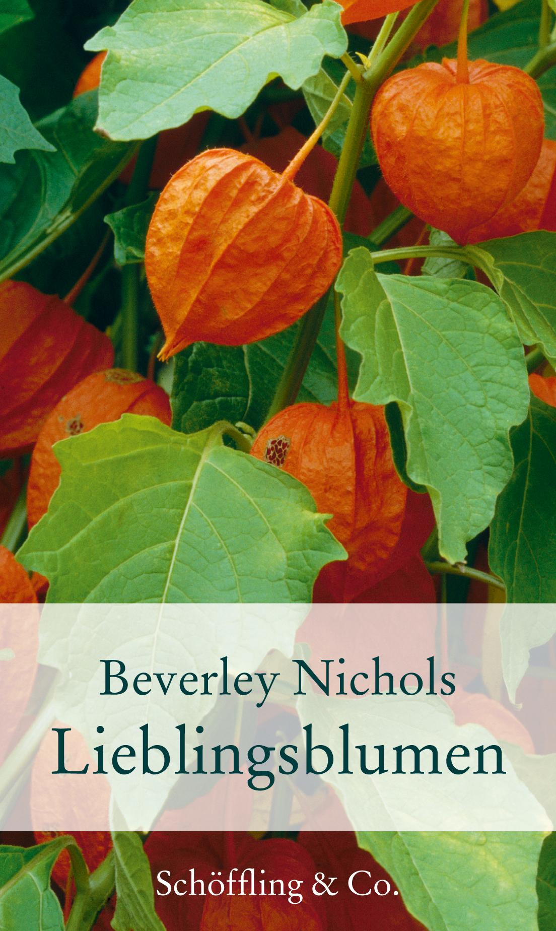 Cover: 9783895615993 | Lieblingsblumen | 40 Porträts | Beverley Nichols | Buch | 136 S.