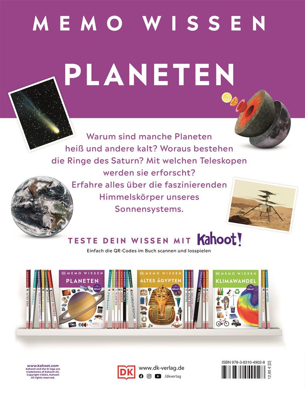 Rückseite: 9783831049028 | memo Wissen. Planeten | Carole Stott | Buch | 72 S. | Deutsch | 2024