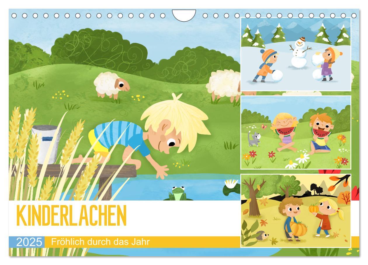 Cover: 9783435040513 | KINDERLACHEN - Fröhlich durch das Jahr - Ein Kinderkalender...