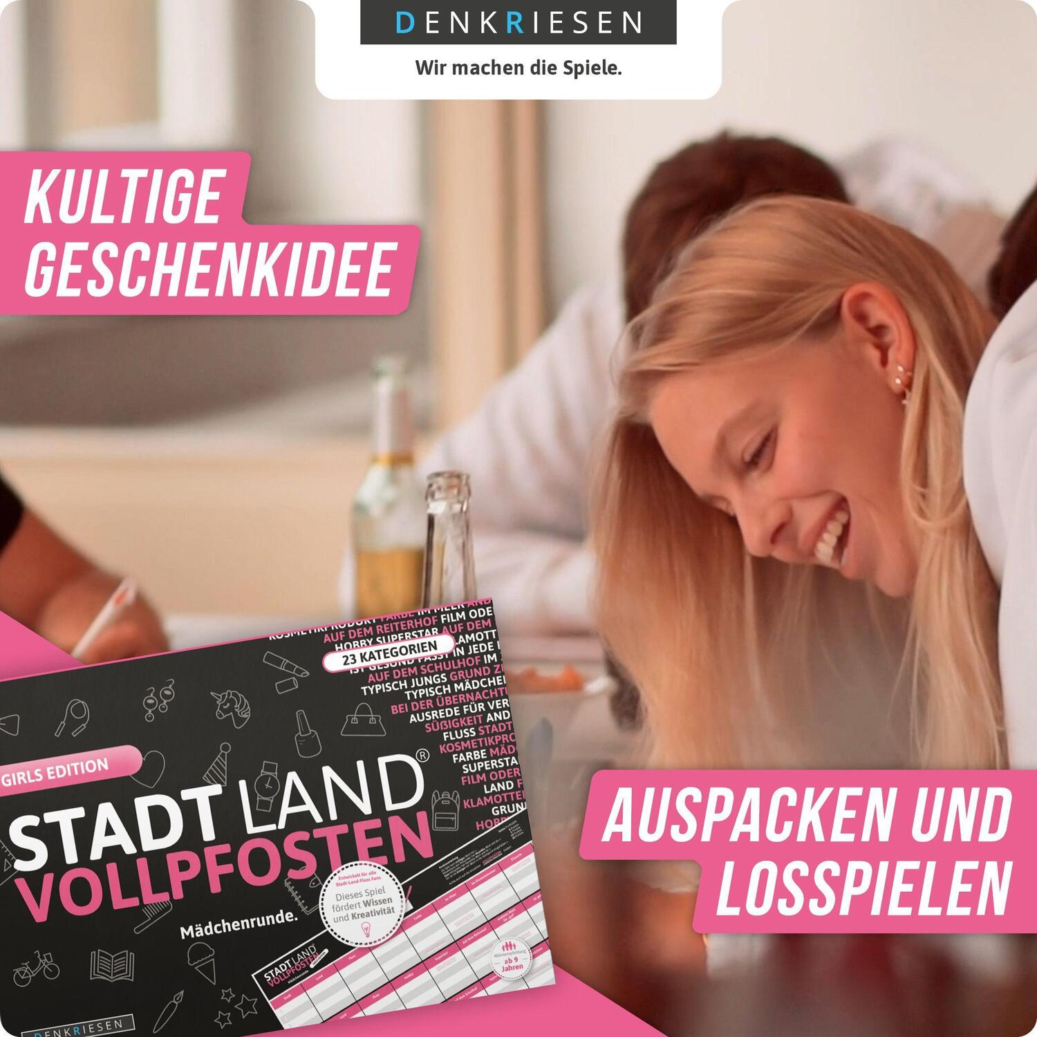 Bild: 4260528090303 | STADT LAND VOLLPFOSTEN® - GIRLS EDITION "Mädchenrunde" | Taschenbuch