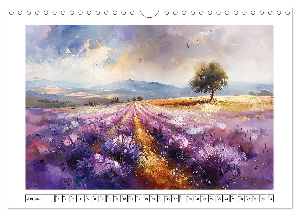 Bild: 9783457139462 | Toskana bis Provence (Wandkalender 2025 DIN A4 quer), CALVENDO...