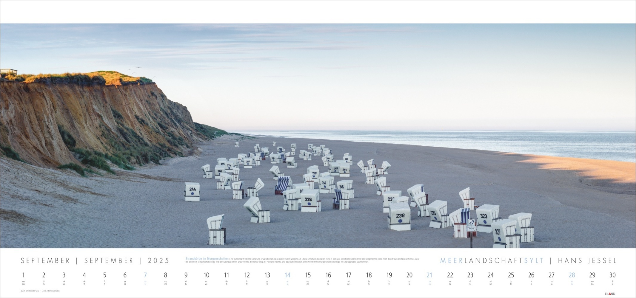 Bild: 9783964023544 | Meerlandschaft SYLT Kalender 2025 - Hans Jessel | Hans Jessel | 13 S.