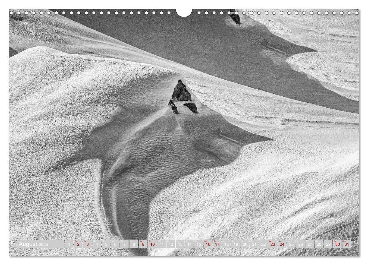 Bild: 9783435299829 | Arlberg black and white (Wandkalender 2025 DIN A3 quer), CALVENDO...