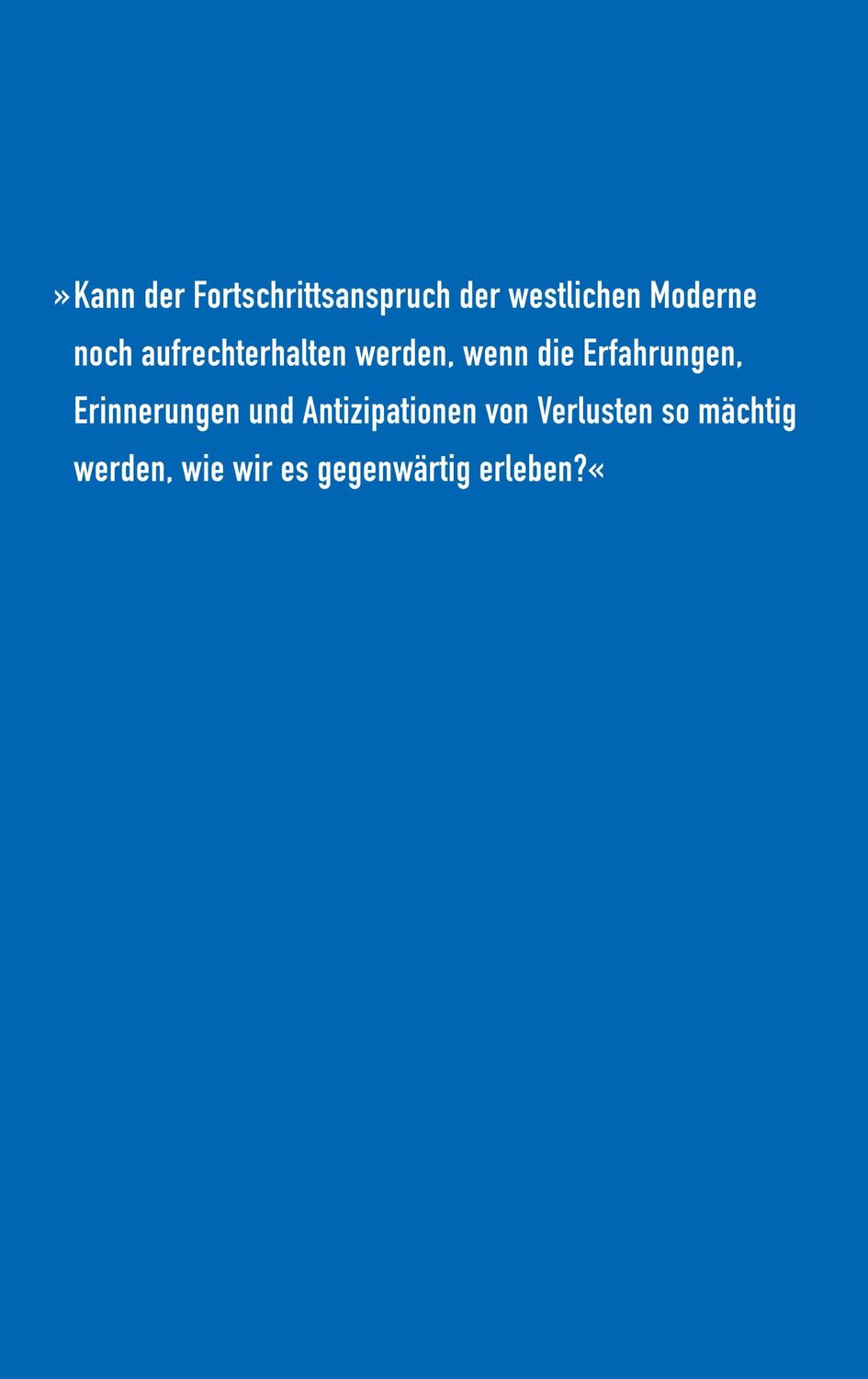 Rückseite: 9783518588222 | Verlust | Andreas Reckwitz | Buch | 463 S. | Deutsch | 2024