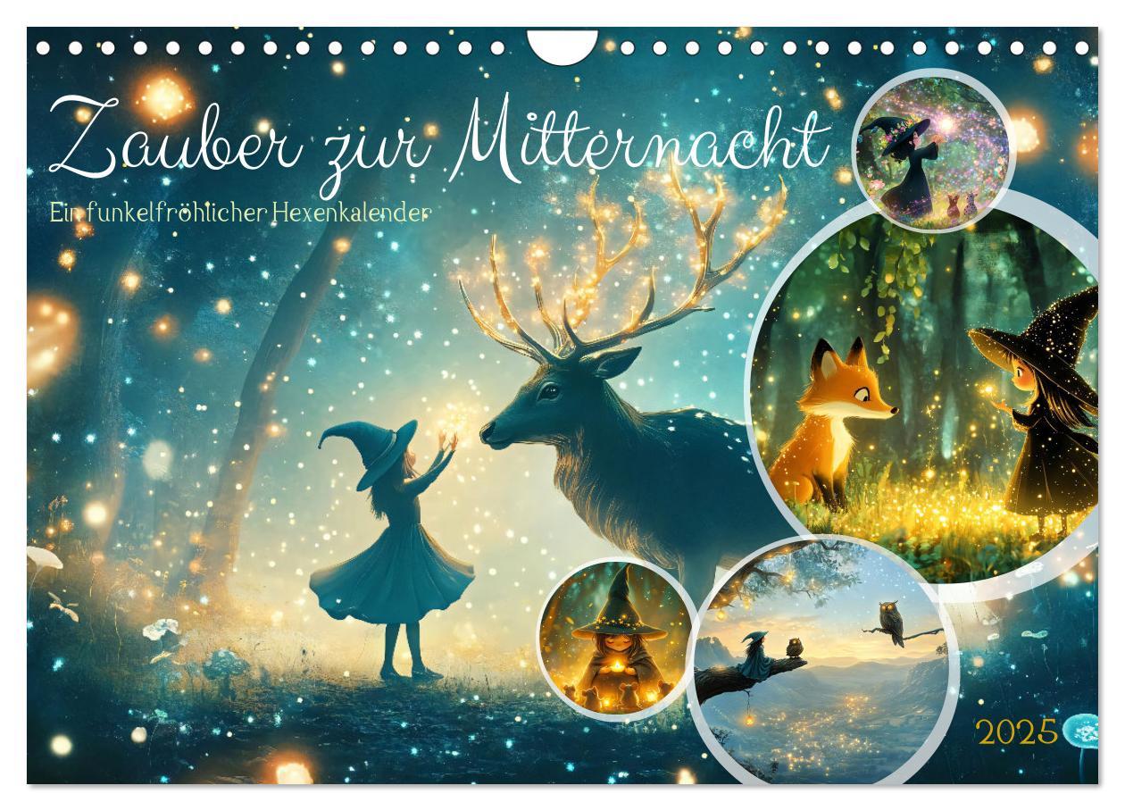 Cover: 9783457245583 | Zauber zur Mitternacht (Wandkalender 2025 DIN A4 quer), CALVENDO...