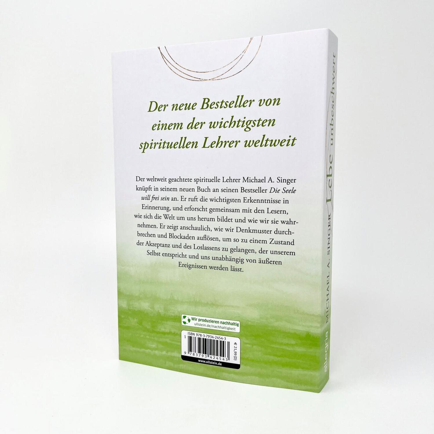 Bild: 9783793424543 | Lebe unbeschwert | Michael A. Singer | Taschenbuch | 272 S. | Deutsch