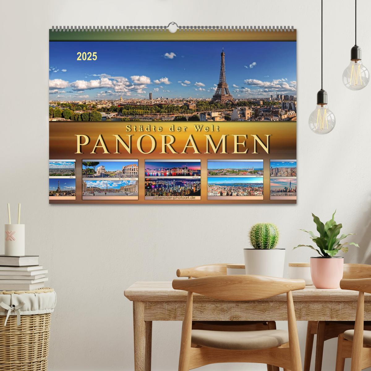 Bild: 9783435452408 | Städte der Welt, Panoramen (Wandkalender 2025 DIN A2 quer),...