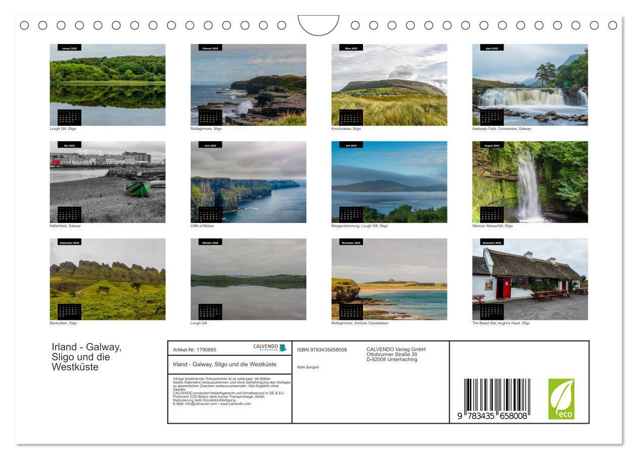 Bild: 9783435658008 | Irland - Galway, Sligo und die Westküste (Wandkalender 2025 DIN A4...