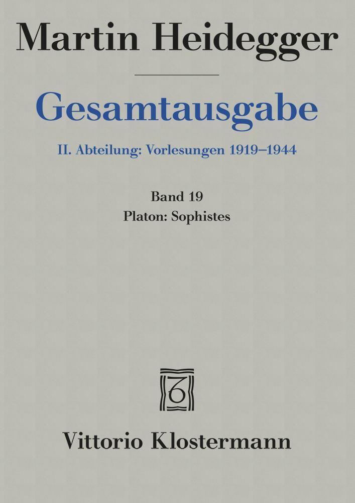 Cover: 9783465000969 | Platon: Sophistes | (Wintersemester 1924/25) | Ingeborg Schüßler