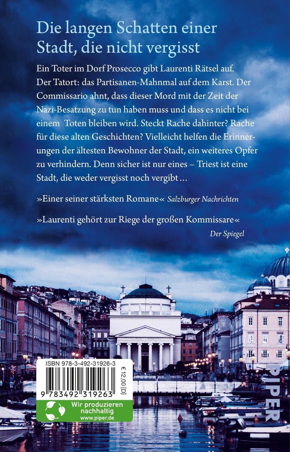 Rückseite: 9783492319263 | Entfernte Verwandte | Veit Heinichen | Taschenbuch | 320 S. | Deutsch