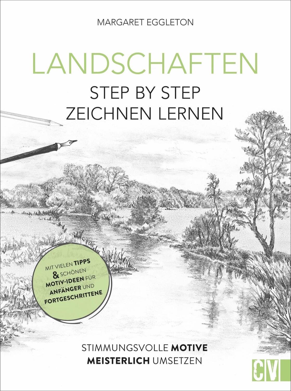 Cover: 9783862304332 | Landschaften Step by Step zeichnen lernen | Margaret Eggleton | Buch