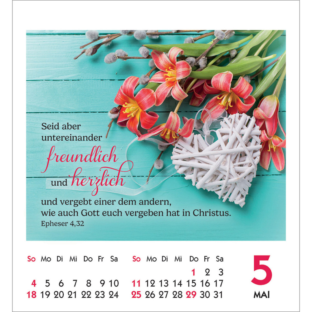 Bild: 9783754890356 | Lieblingsworte umgeben dich 2025 | Aufkleber-Kalender | Kalender