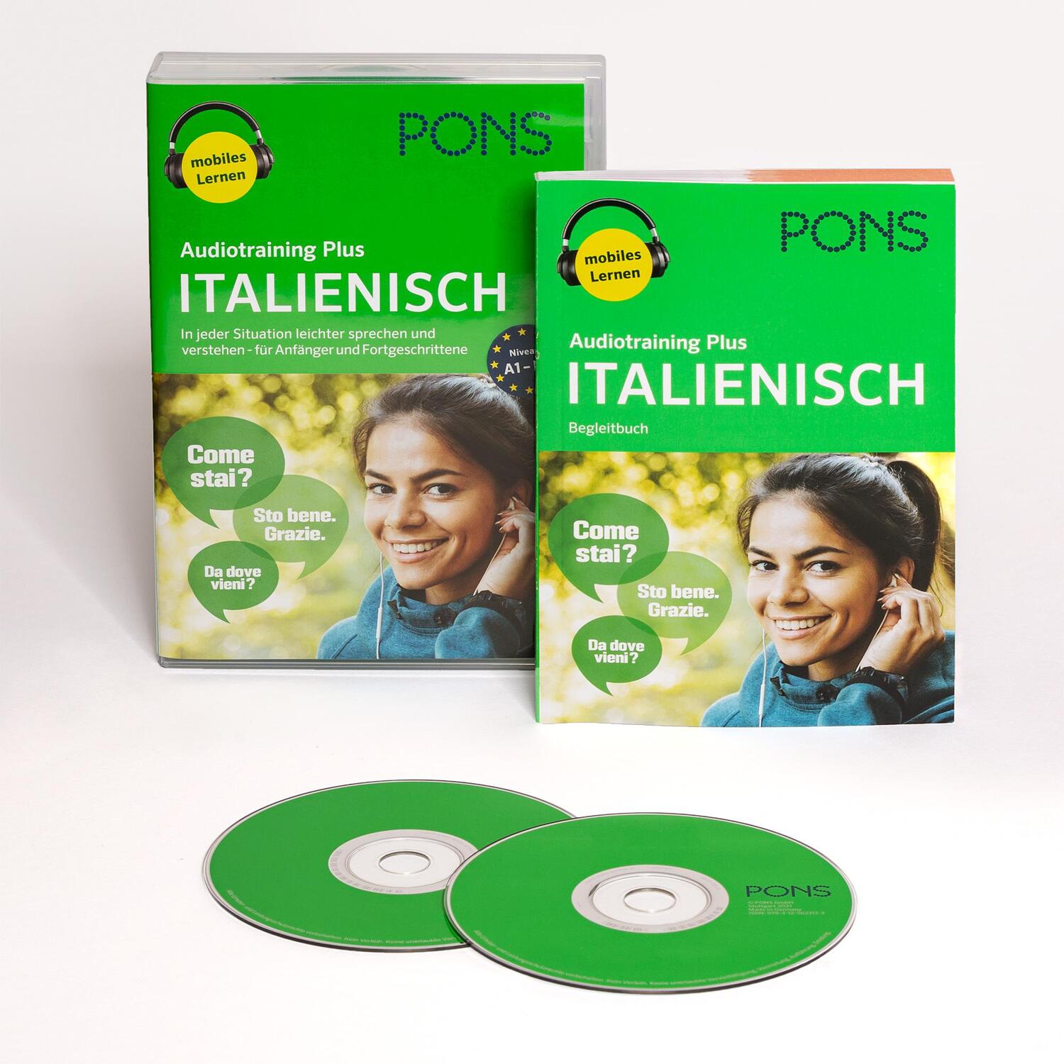 Bild: 9783125623132 | PONS Audiotraining Plus Italienisch | MP3 | PONS Audiotraining | 2021