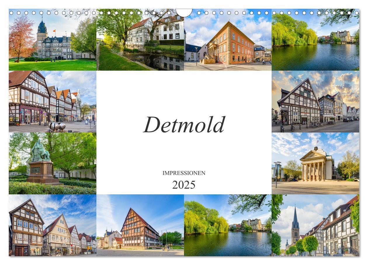 Cover: 9783435130771 | Detmold Impressionen (Wandkalender 2025 DIN A3 quer), CALVENDO...