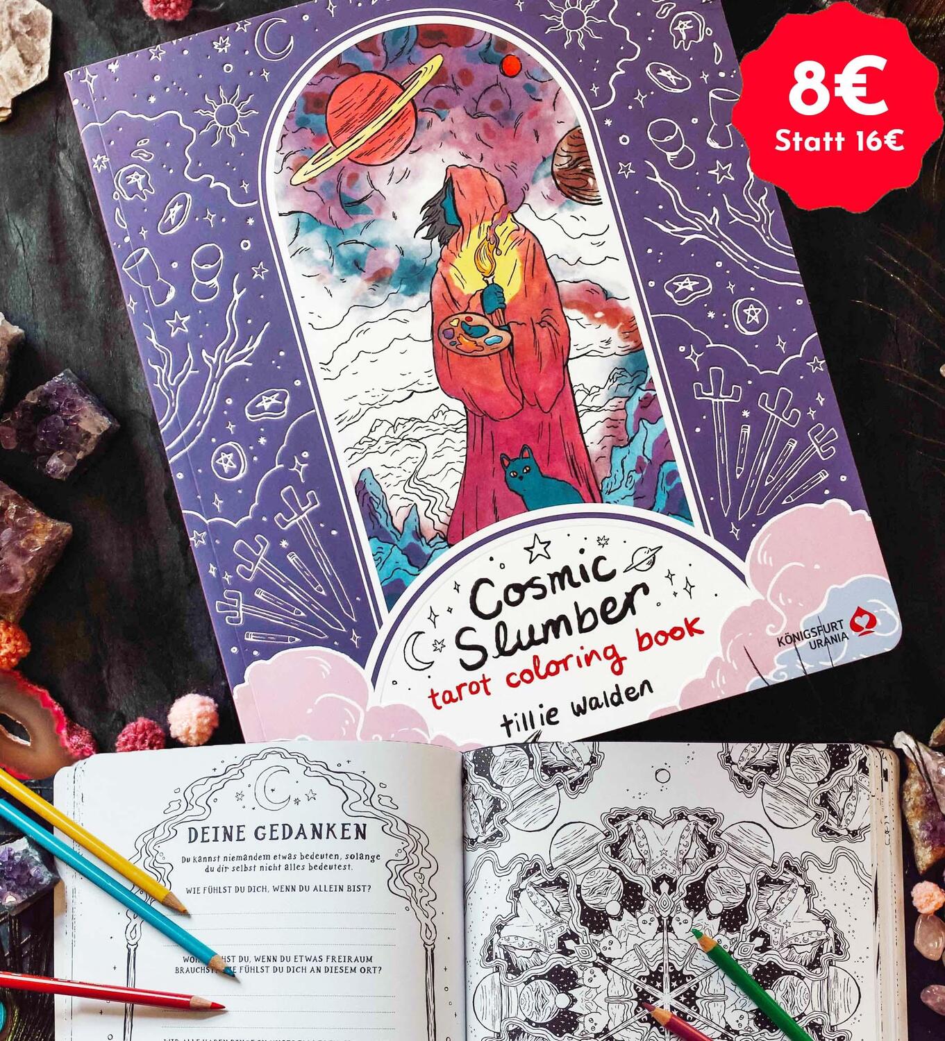 Cover: 9783868265798 | Cosmic Slumber Tarot Coloring Book | Tillie Walden | Taschenbuch