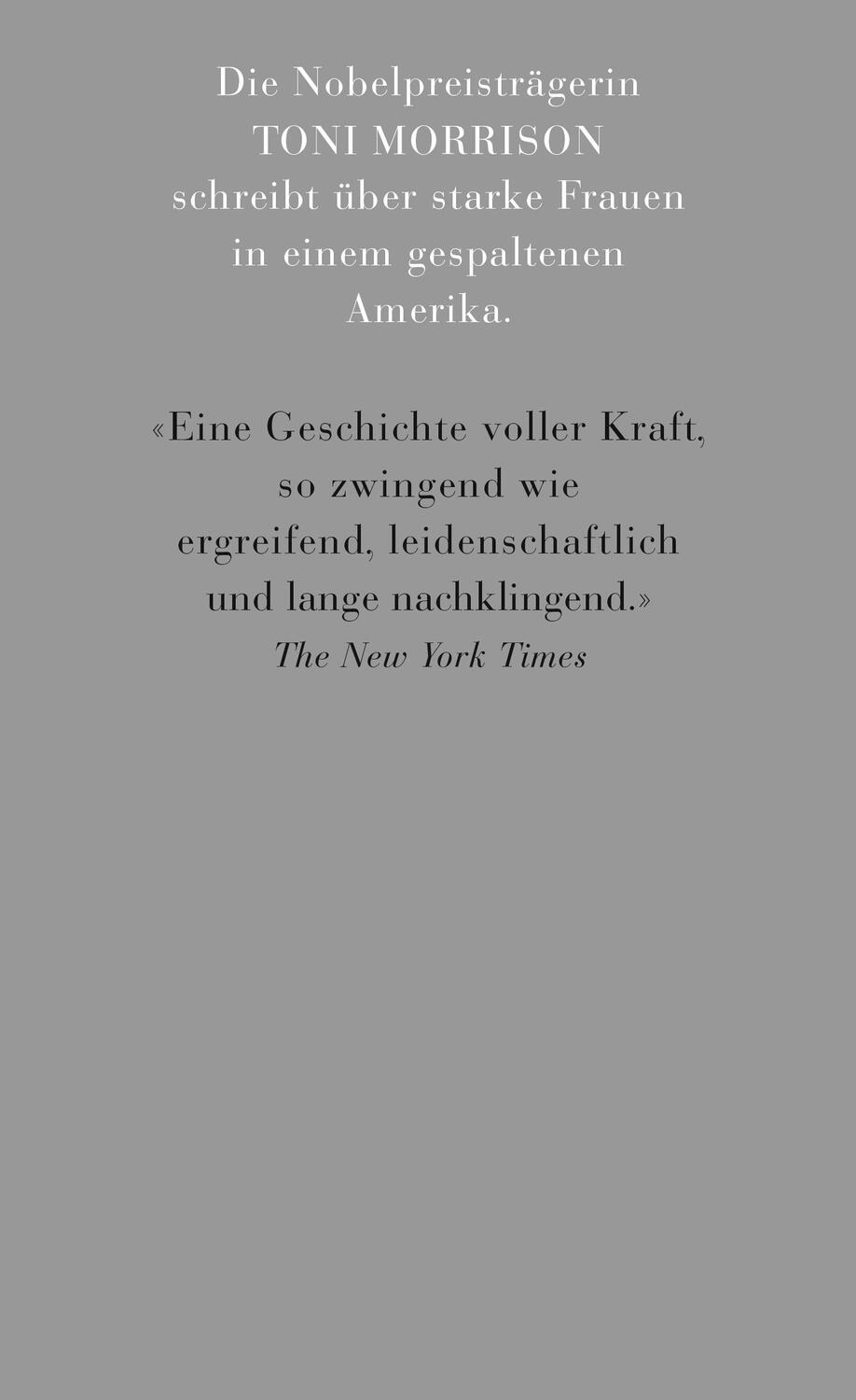 Rückseite: 9783498045319 | Gott, hilf dem Kind | Toni Morrison | Buch | Deutsch | 2017 | Rowohlt