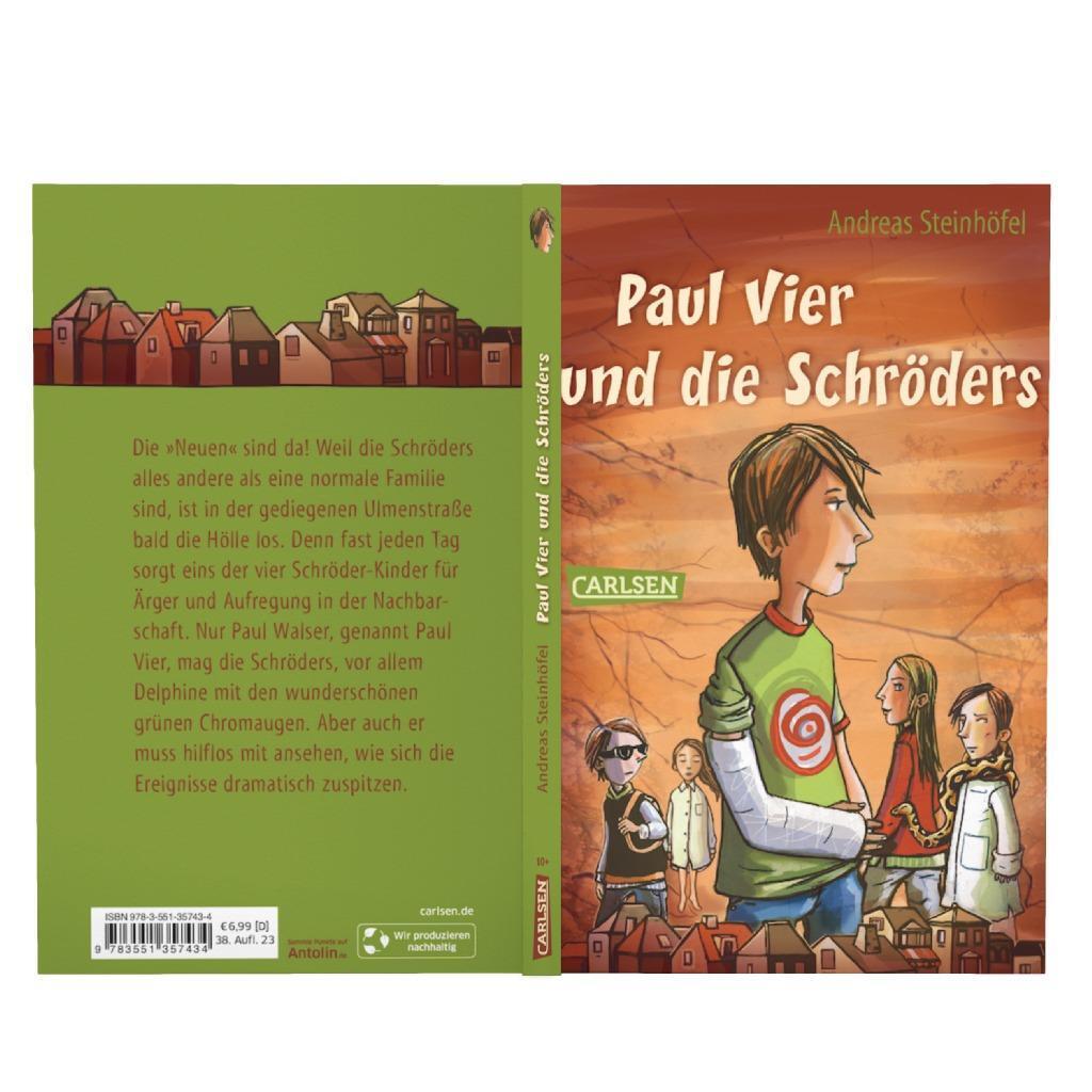 Bild: 9783551357434 | Paul Vier und die Schröders | Andreas Steinhöfel | Taschenbuch | 2008