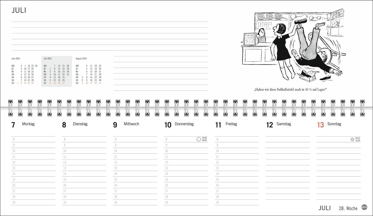 Bild: 9783756406517 | Loriot Büroplaner 2025 | Loriot | Kalender | Loriot Kalender Heye