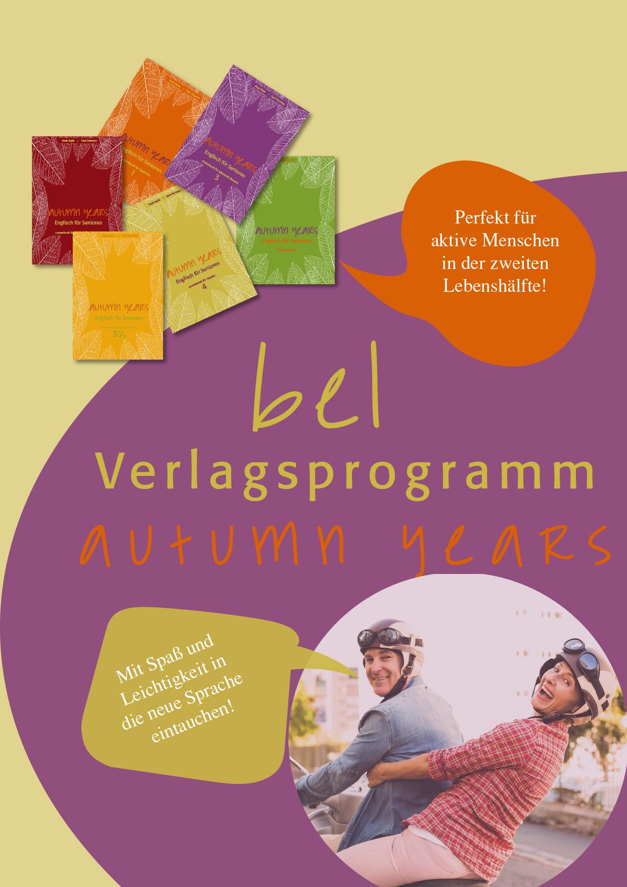 Bild: 9783947159826 | Autumn Years - Englisch für Senioren 3 - Advanced Learners - Workbook