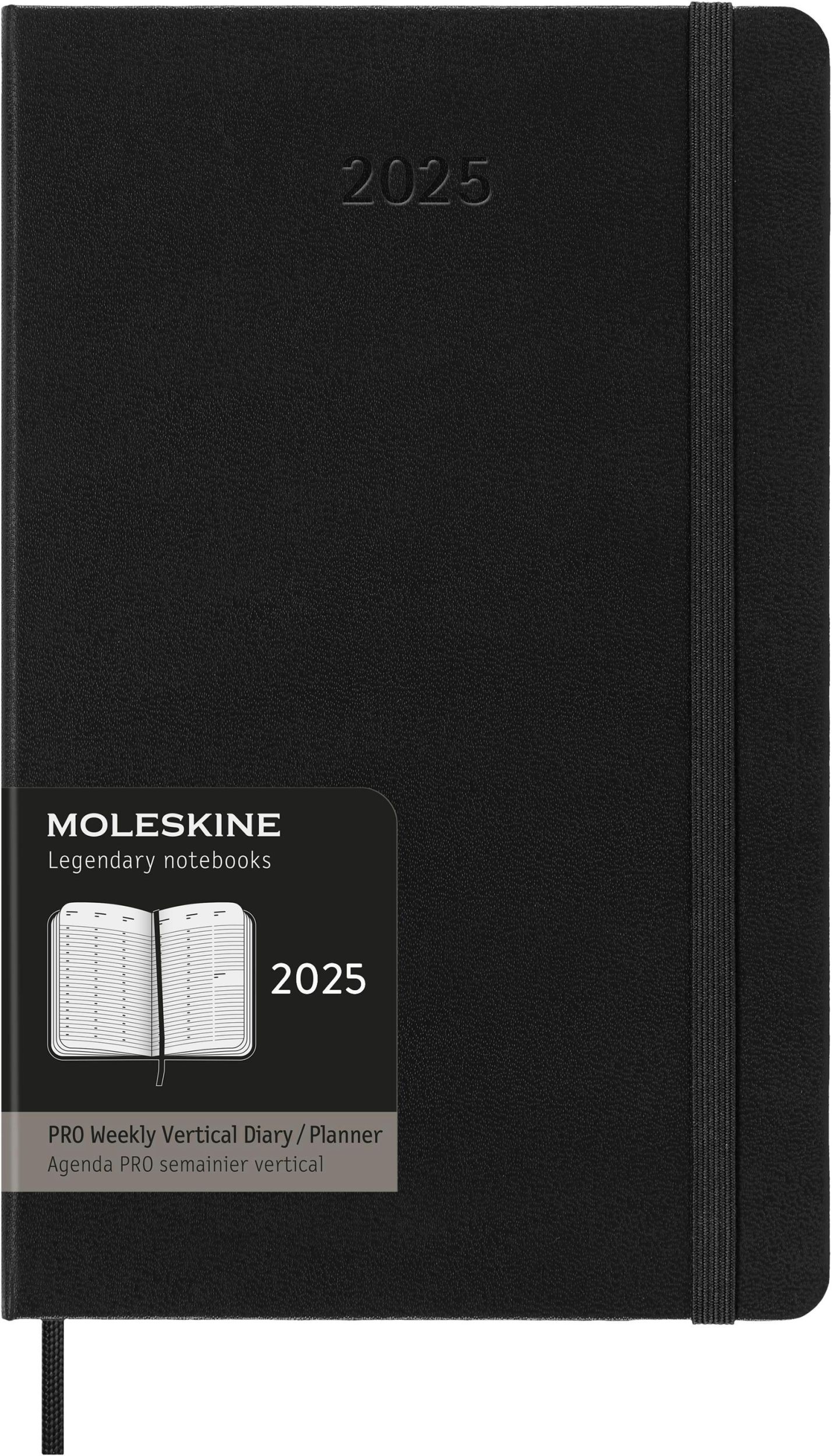 Cover: 8056999270247 | Moleskine PRO 12 Month 2025 Weekly Vertical Planner, Hard Cover,...