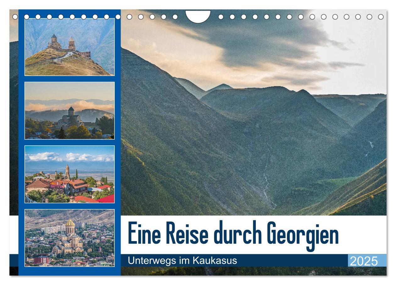 Cover: 9783435153589 | Eine Reise durch Georgien (Wandkalender 2025 DIN A4 quer), CALVENDO...