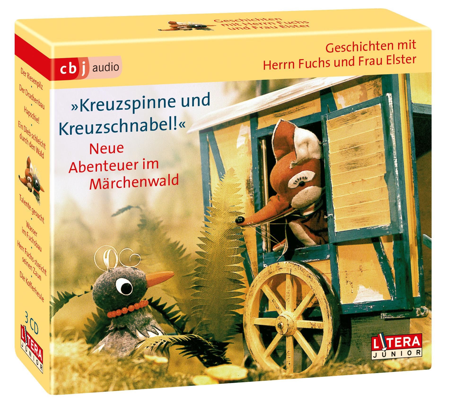 Bild: 9783898303927 | Kreuzspinne und Kreuzschnabel. 3 CDs | Ursula Sturm (u. a.) | Audio-CD