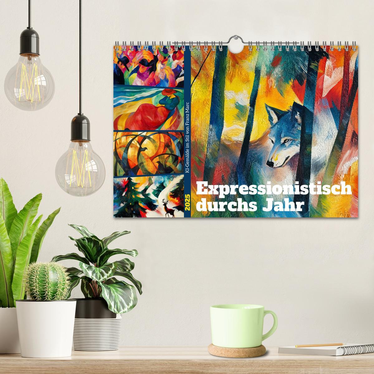 Bild: 9783457238103 | Expressionistisch durchs Jahr (Wandkalender 2025 DIN A4 quer),...