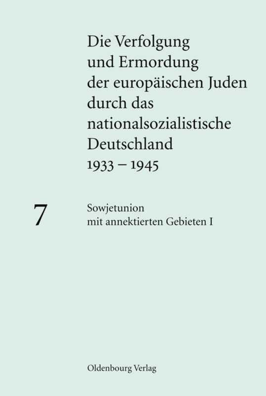 Cover: 9783486589115 | Sowjetunion mit annektierten Gebieten. Bd.1 | Bert Hoppe (u. a.)