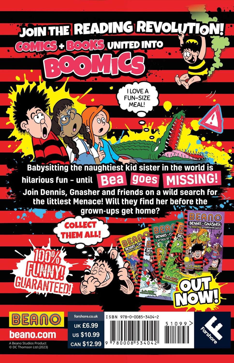 Rückseite: 9780008534042 | Beano Dennis &amp; Gnasher: Little Menace's Great Escape | Studios (u. a.)