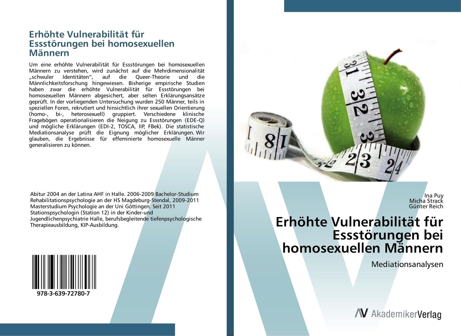 Cover: 9783639727807 | Erhöhte Vulnerabilität für Essstörungen bei homosexuellen Männern