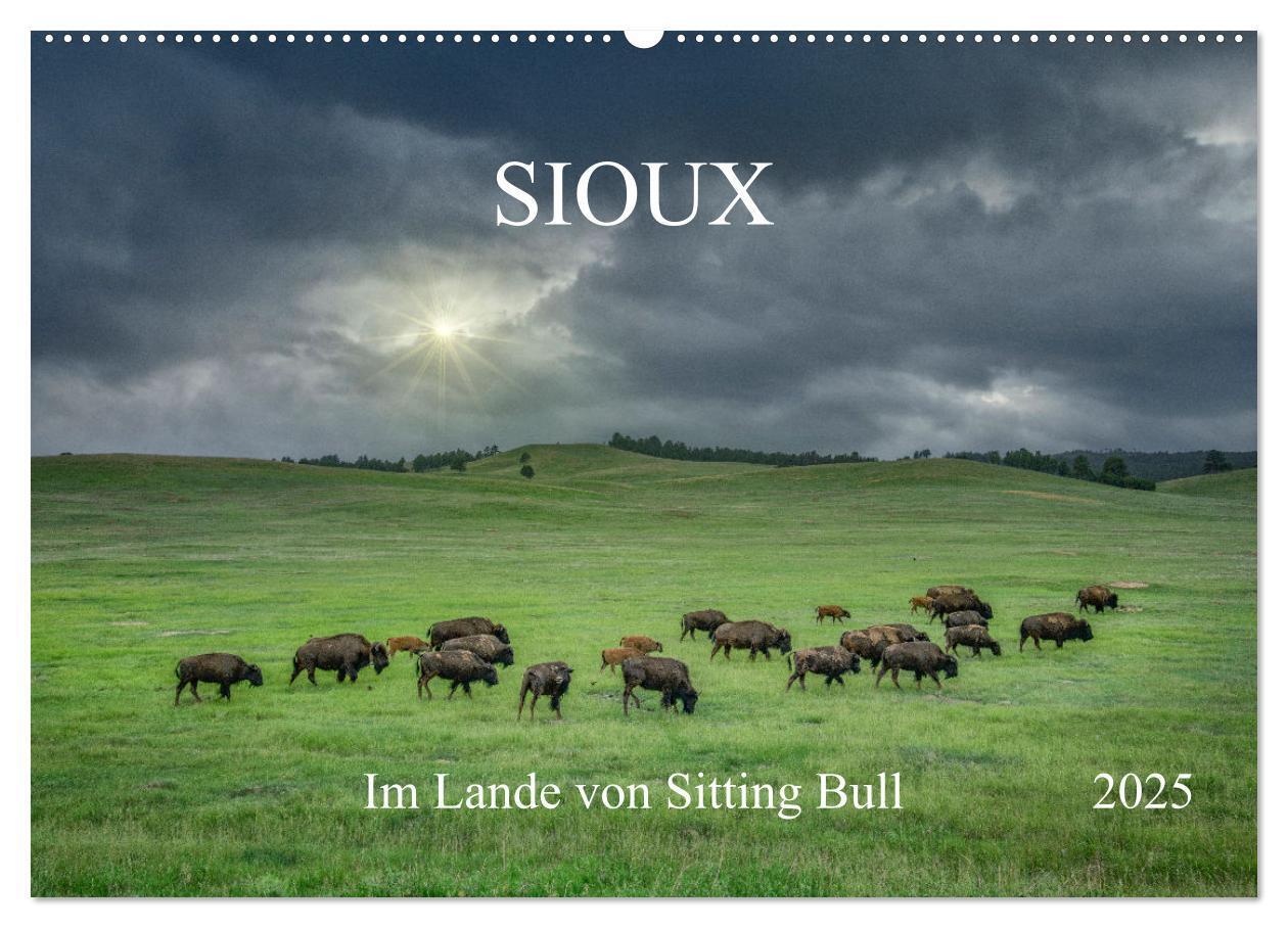 Cover: 9783457164181 | Sioux Im Lande von Sitting Bull (Wandkalender 2025 DIN A2 quer),...