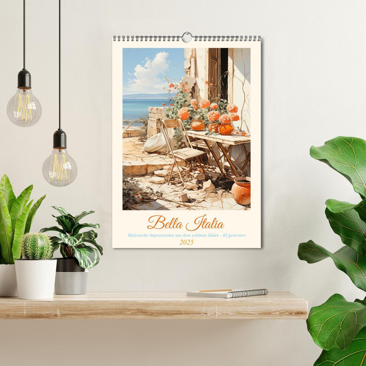 Bild: 9783435859429 | Bella Italia (Wandkalender 2025 DIN A3 hoch), CALVENDO Monatskalender