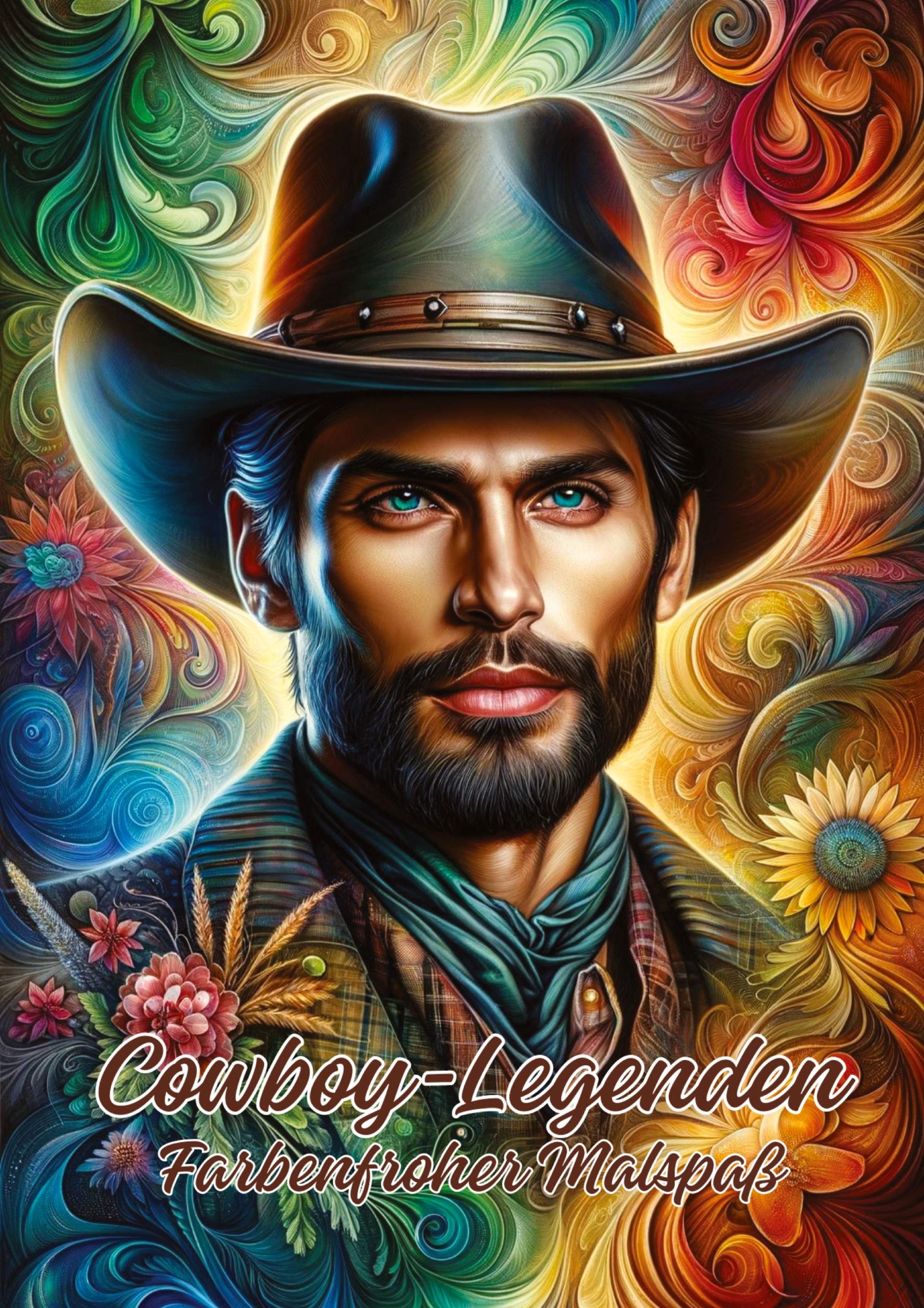 Cover: 9783384255150 | Cowboy-Legenden | Farbenfroher Malspaß | Ela Artjoy | Taschenbuch