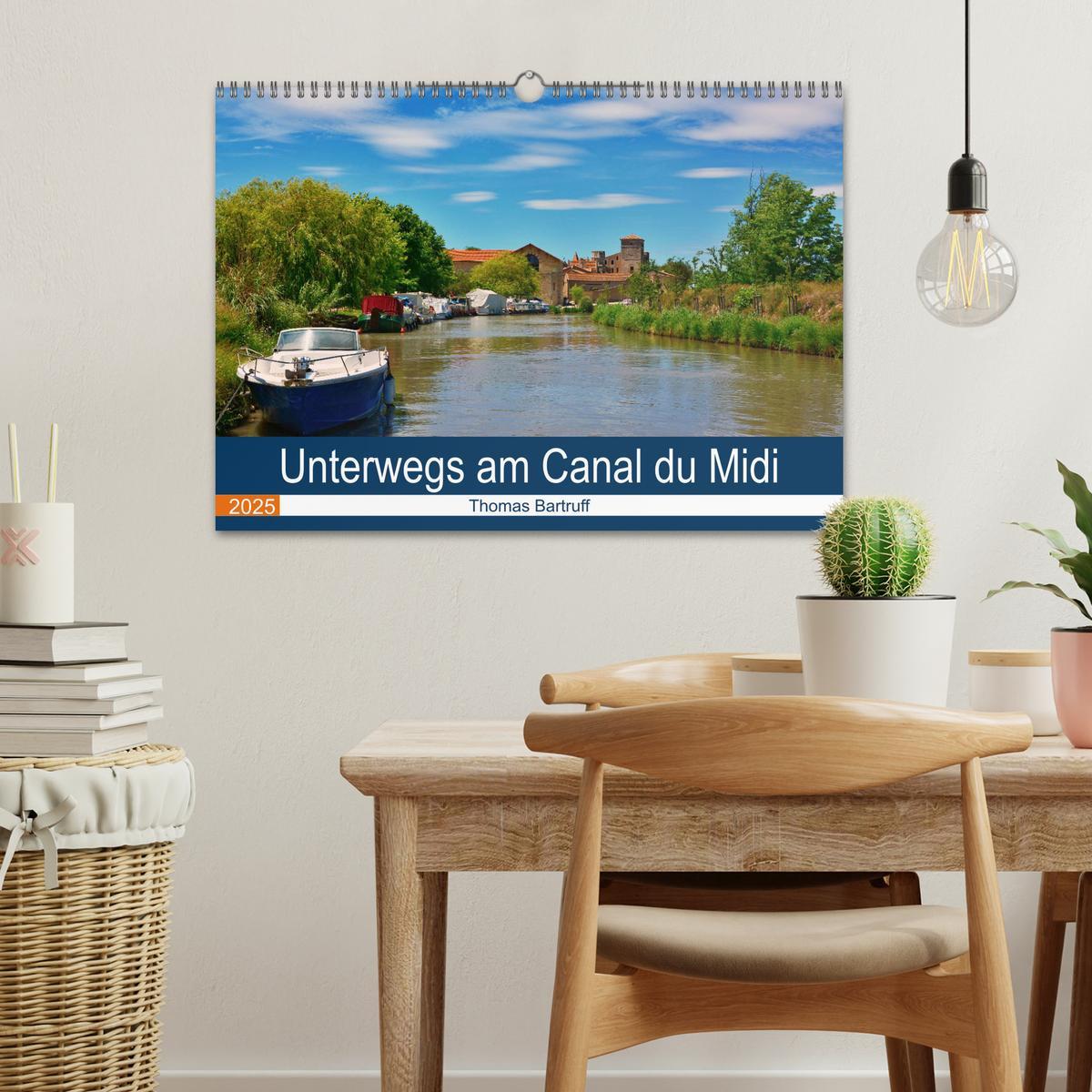 Bild: 9783435452262 | Unterwegs am Canal du Midi (Wandkalender 2025 DIN A3 quer),...