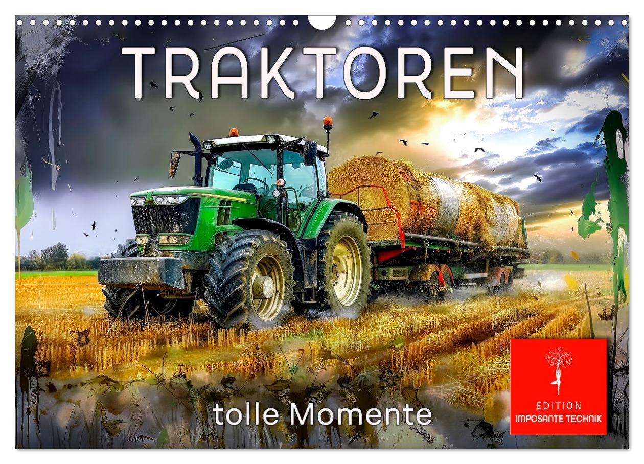 Cover: 9783383781506 | Traktoren - tolle Momente (Wandkalender 2025 DIN A3 quer), CALVENDO...