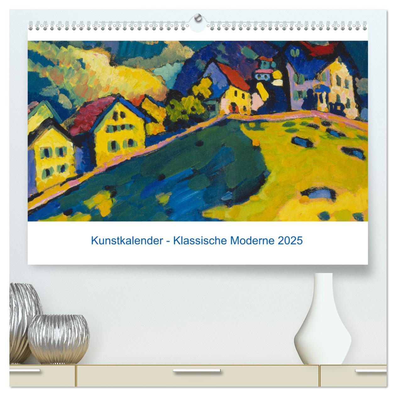 Cover: 9783435342549 | Klassische Moderne 2025 - Mit Kunst durchs Jahr (hochwertiger...