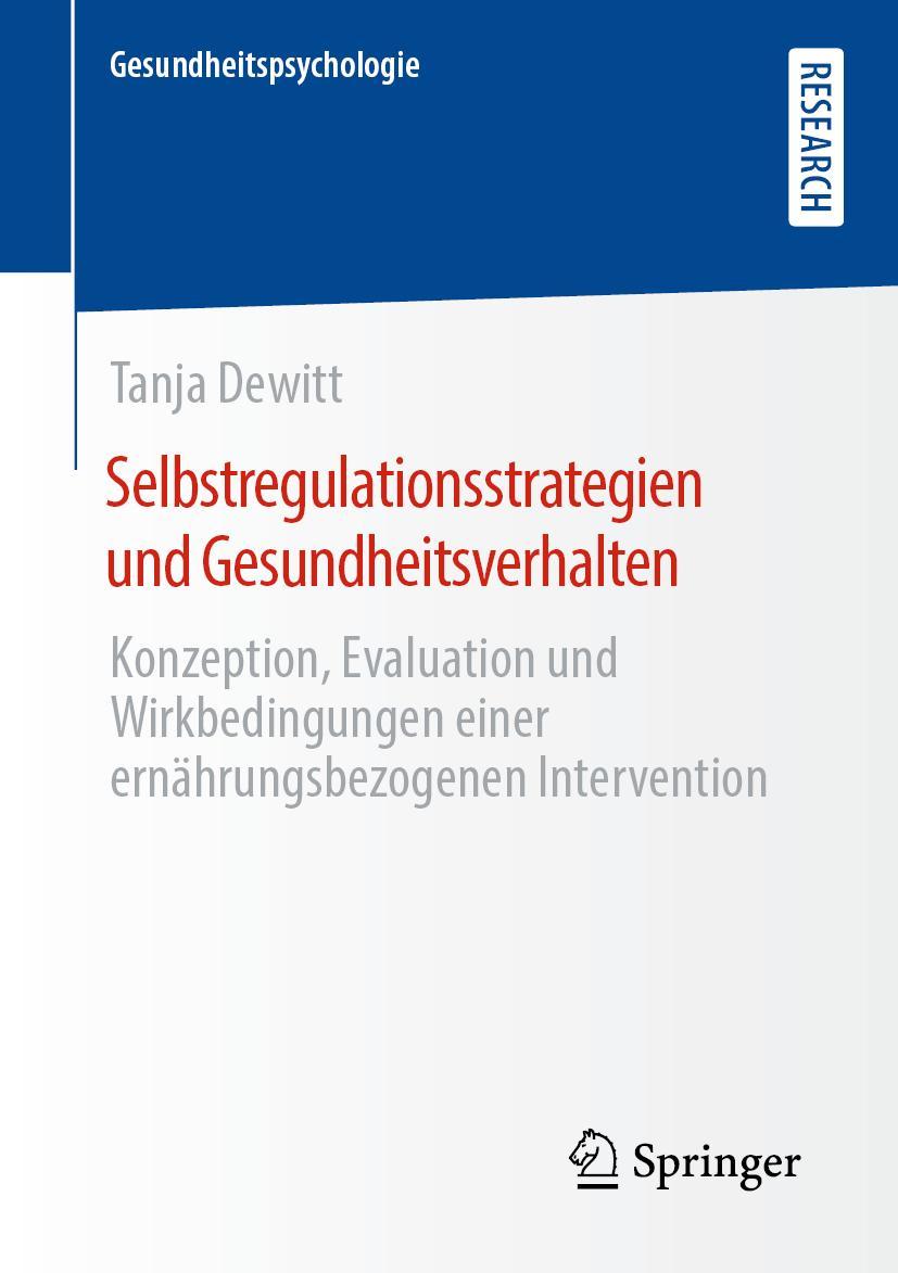 Cover: 9783658351045 | Selbstregulationsstrategien und Gesundheitsverhalten | Tanja Dewitt