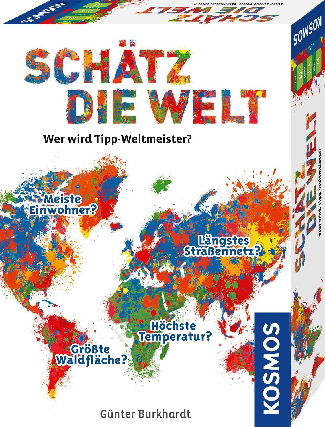 Cover: 4002051682866 | Schätz die Welt | Günter Burkhardt | Spiel | Brettspiel | 682866